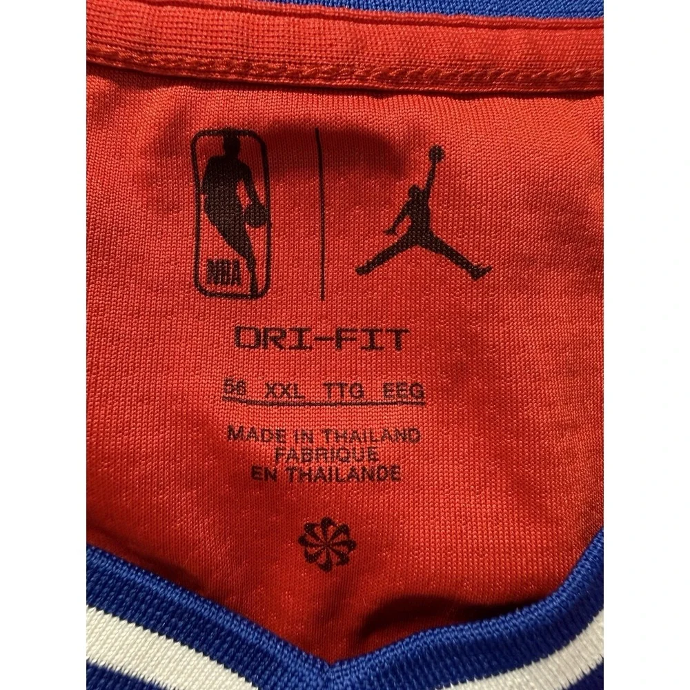 Jordan Philadelphia 76ers James Harden NBA Statement Jersey Red Men's Size‎ XXL